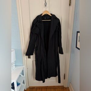 SKIMS Black Trench Coat for Women